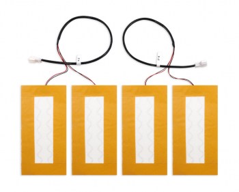 KIYO teflonszálas beépíthető ülésfűtés 1 ülésre 2 fokozatú nagy nyomógombbal